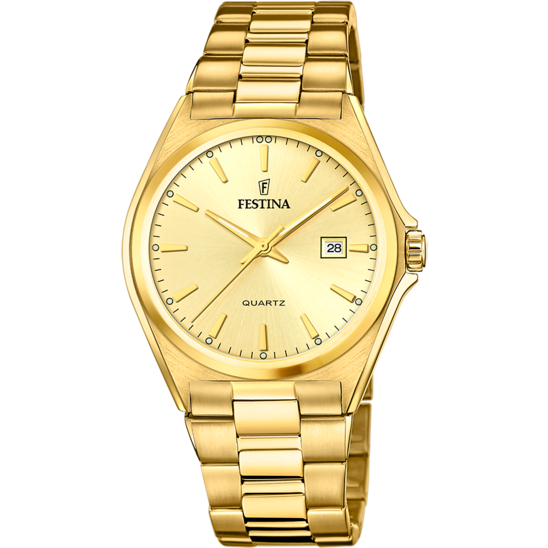 Festina F20555/3 Gold Stainless Steel Watch for Men in ireland